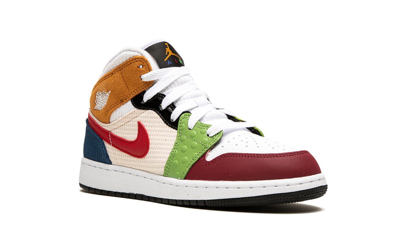 Air Jordan 1 Mid SE GS "Messy Room" DR6957 100
