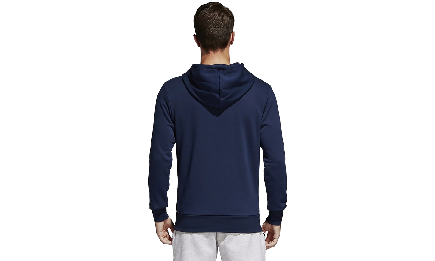 Essentials Linear Pullover Hoodie "Navy White" B45730
