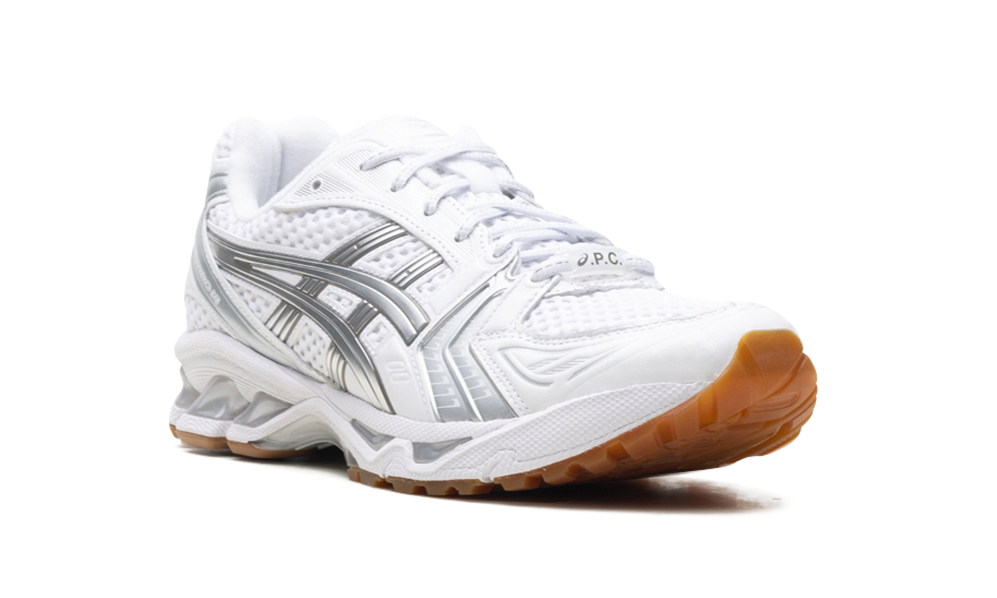 Gel-Kayano 14 "A.P.C. White Pure Silver" 1203A727 100