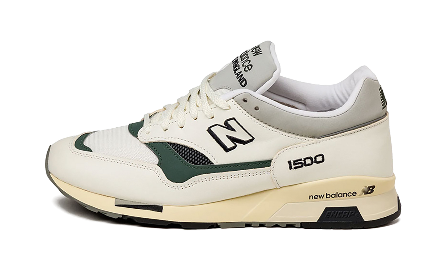 1500 "Made In England - White Green" U1500WHG