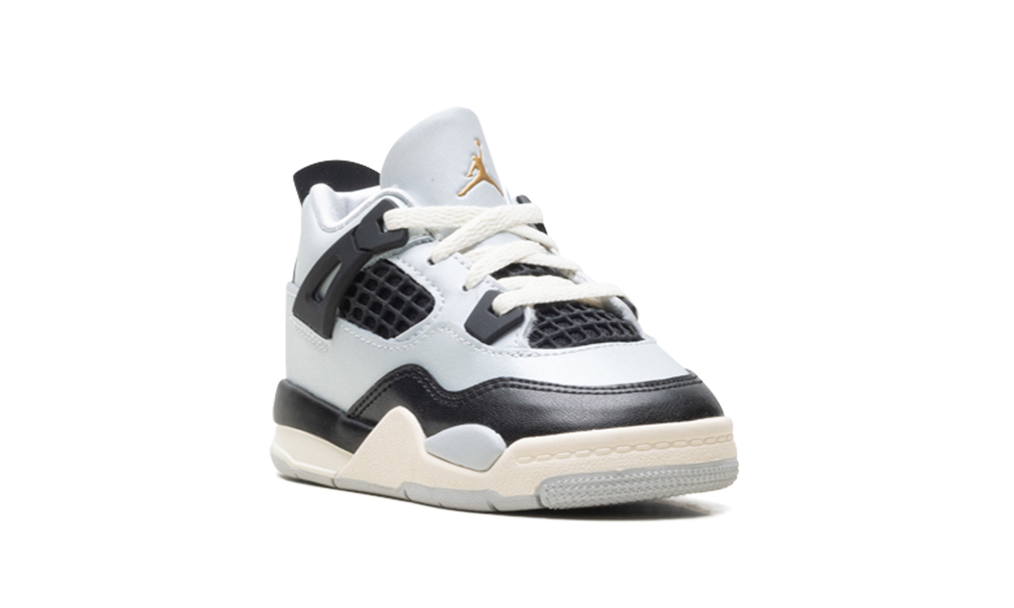 JORDAN 4 RETRO TD "PURE PLATINUM/METALLIC GOLD-BLACK-SAIL" FZ8584 070