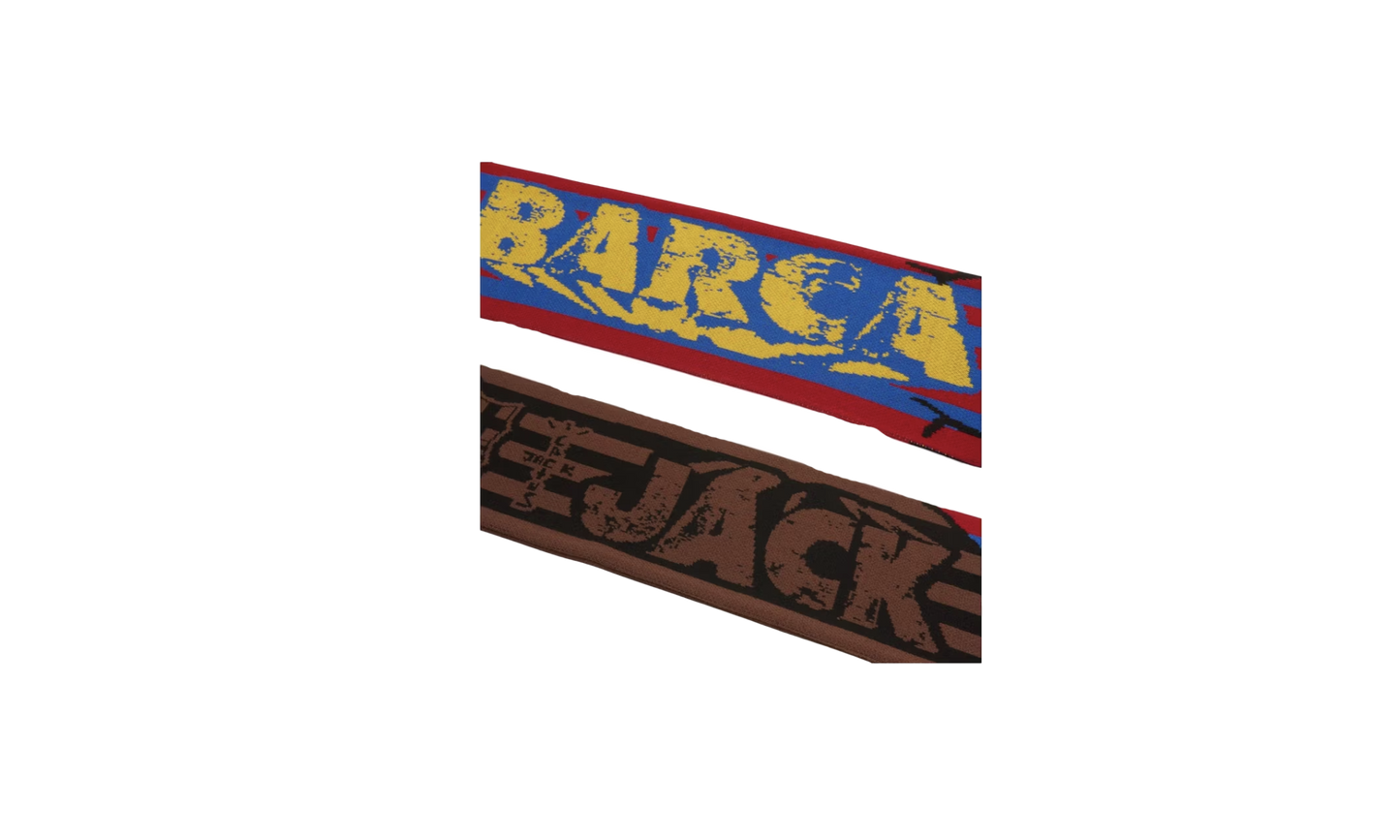 FC Barcelona Jack Football Club Scarf "Cactus Jack - Red / Brown" CPFM17