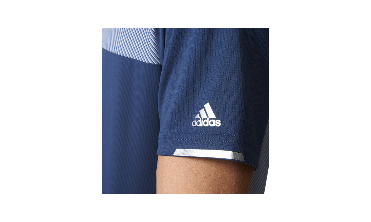 Climachill Heatherblock Golf Polo Shirt "Blue" BC2943