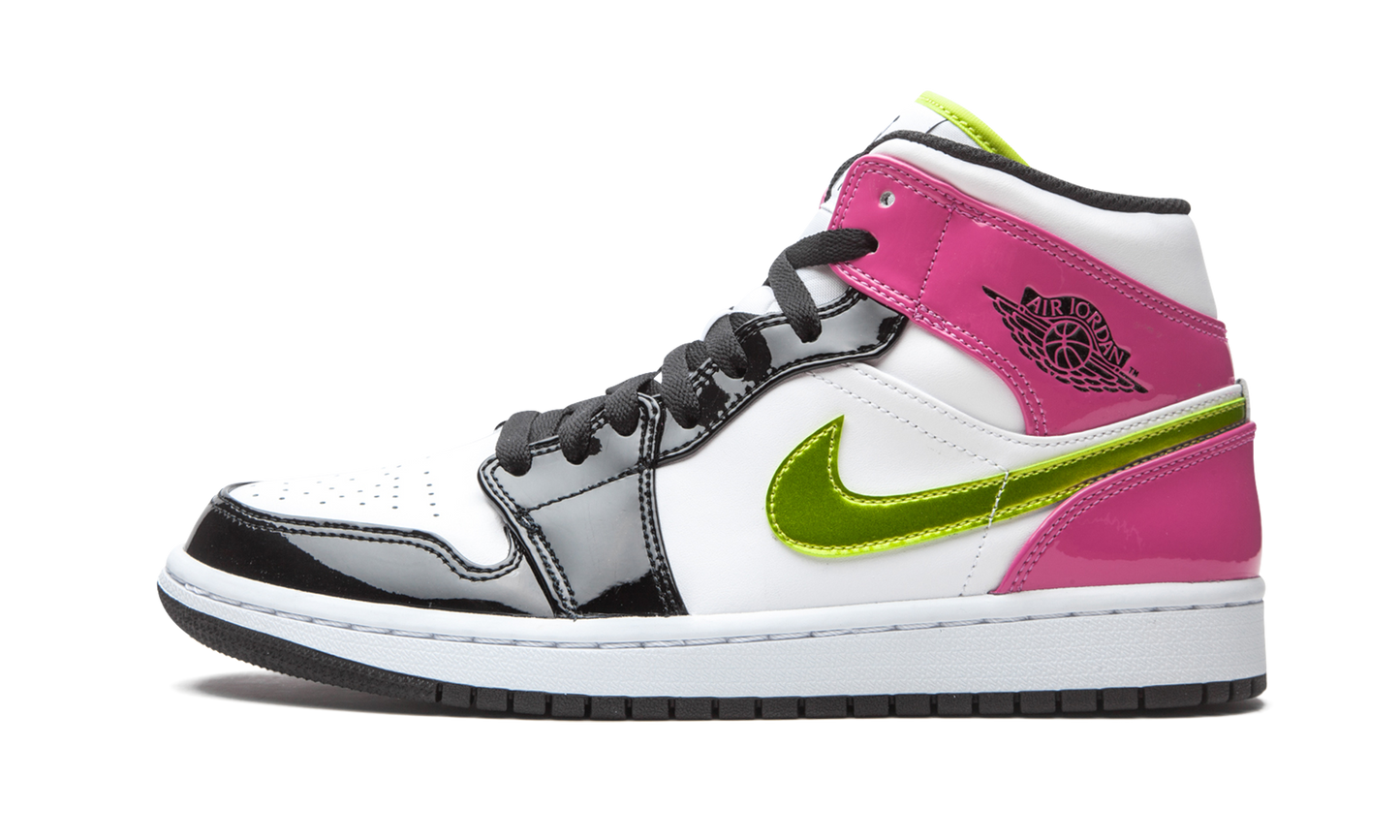 Air Jordan 1 Mid SE "Cyber / Active Fuchsia" CZ9834 100