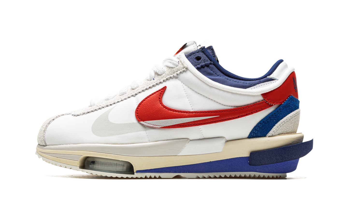Cortez 4.0 "Sacai - White / Red / Blue" DQ0581 100