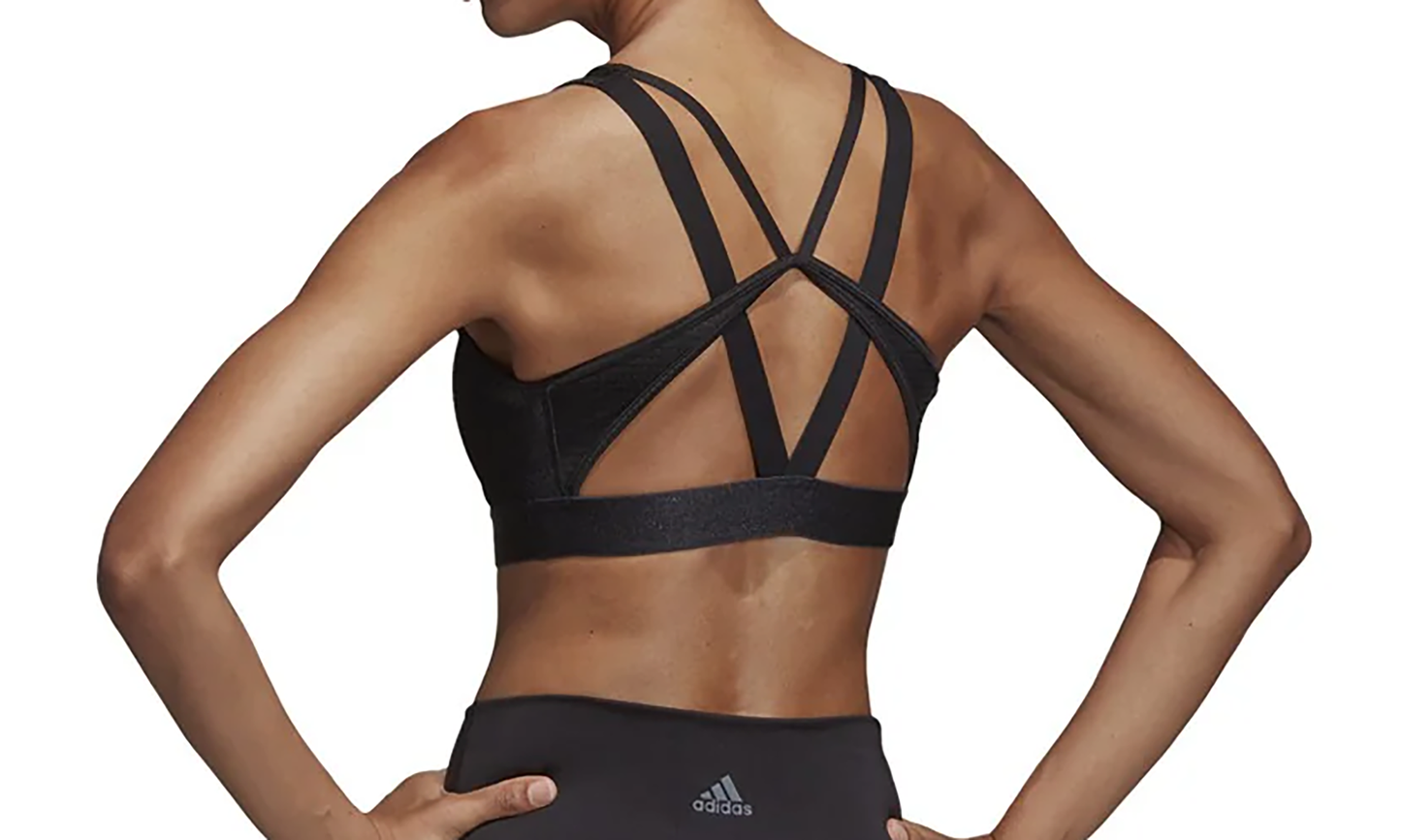 Training 2.0 Halter Logo Bra "Black" DU1283
