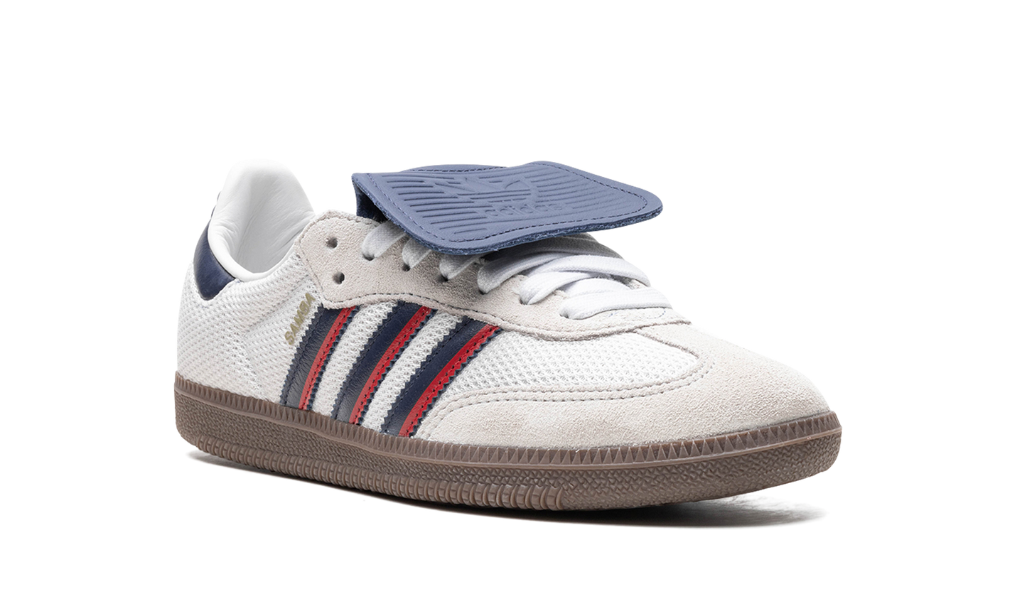 Samba LT "Crystal White Dark Blue" IE9169