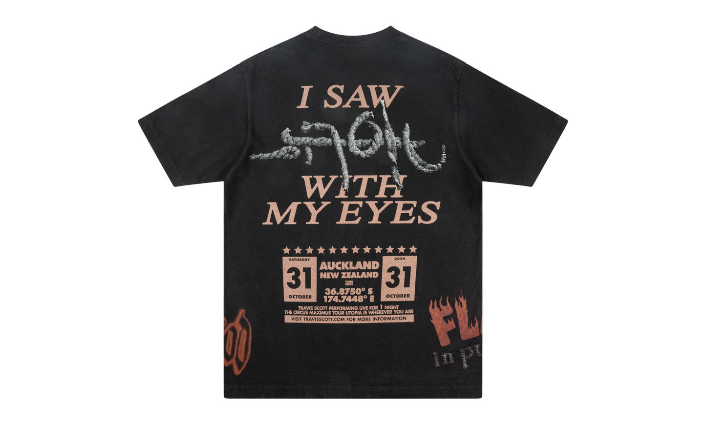 Utopia City Tee "New Zealand - Black" TSUC12