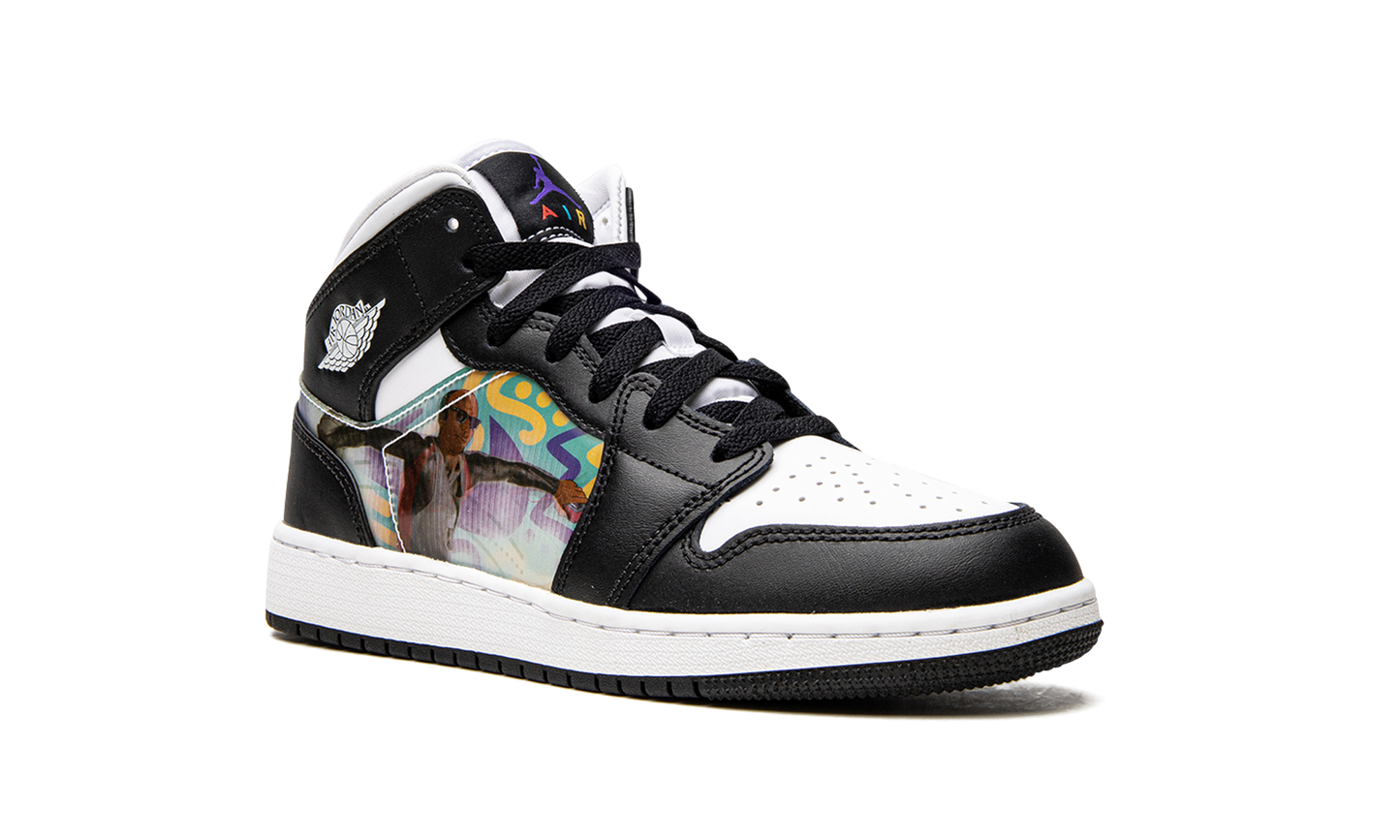 Air Jordan 1 Mid GS "Hologram" DR9495 001