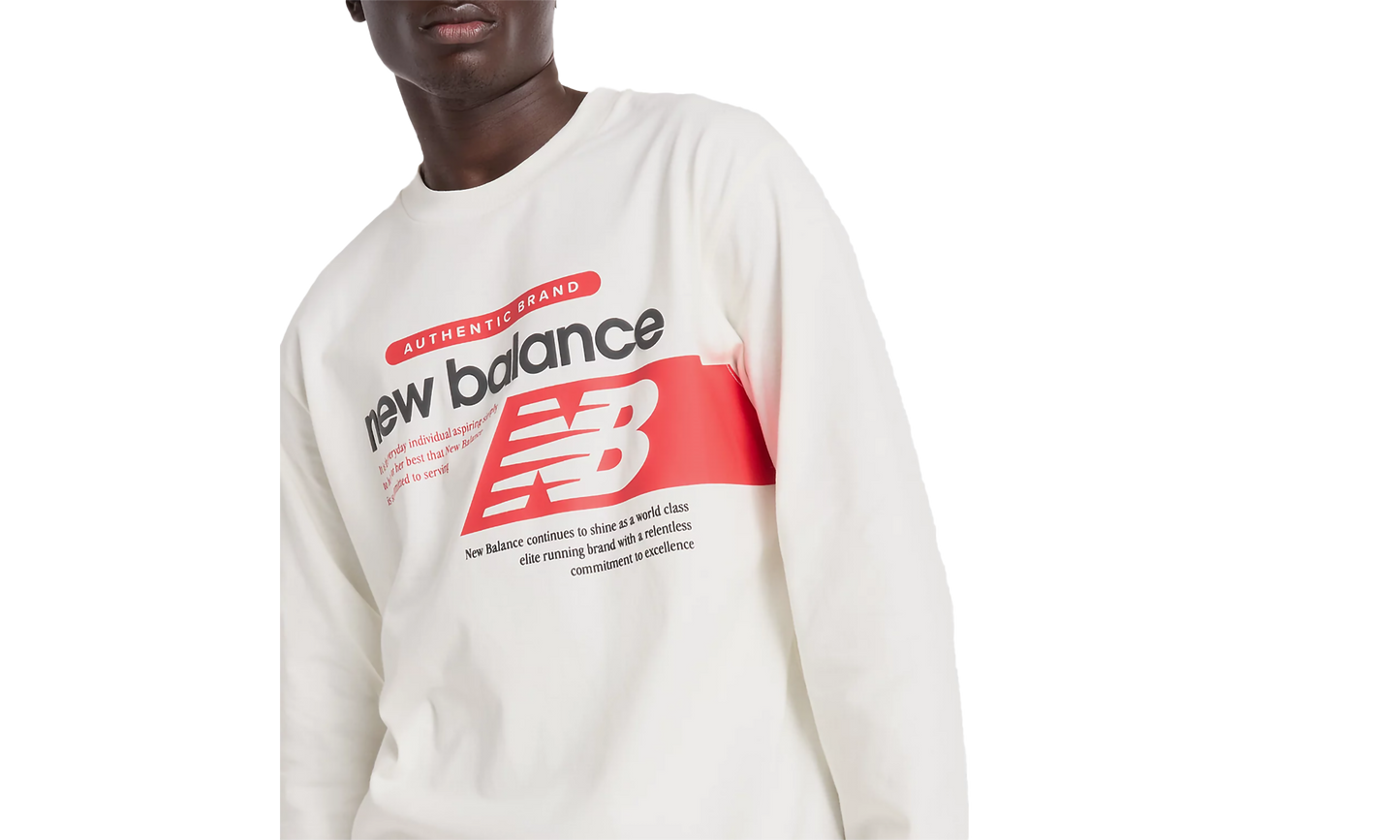 Athletics Relaxed Player Long-sleeve Tee "White" MT43560SST