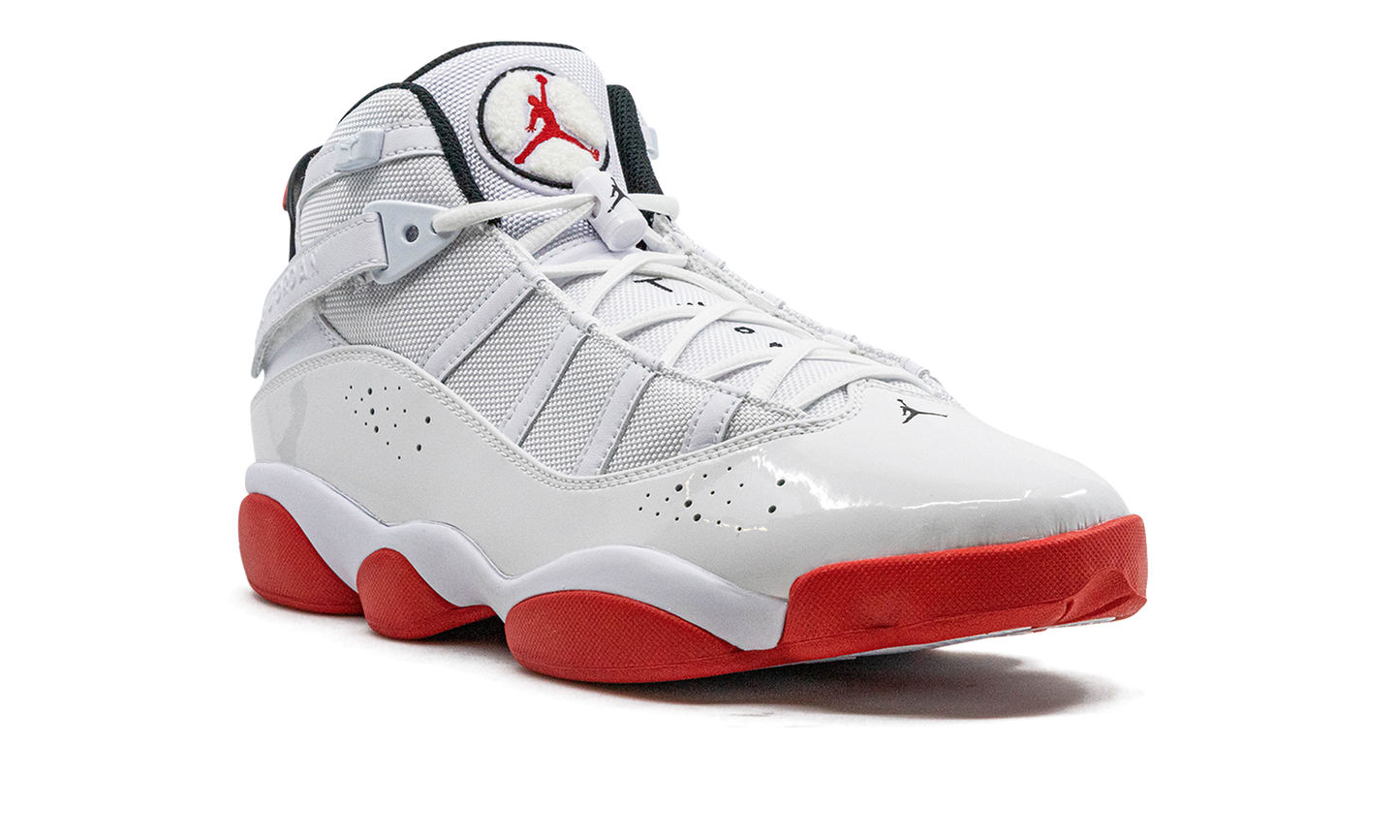 Jordan 6 Rings "White / University Red" 322992 160