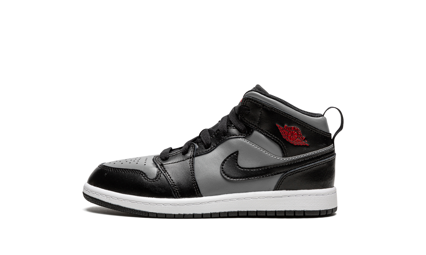 Air Jordan 1 Mid PS "Black / Shadow Grey" 640734 096