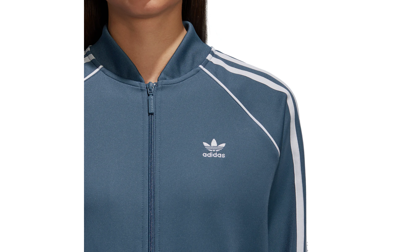 Superstar Track Top "Dark Steeel / White" CE2394