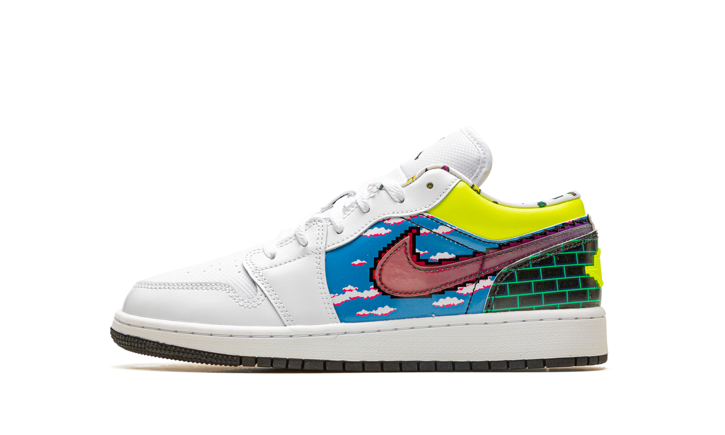 Air Jordan 1 Low GS "Old School Gaming" DM8969 114