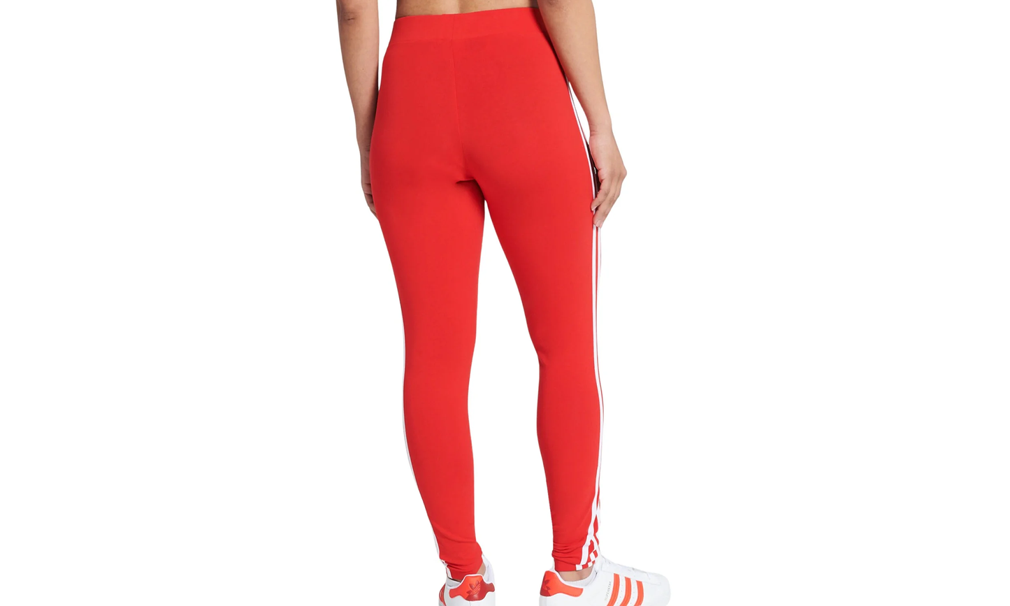 3 Stripes Tight Leggings WMNS "Vivid Red" HD2348