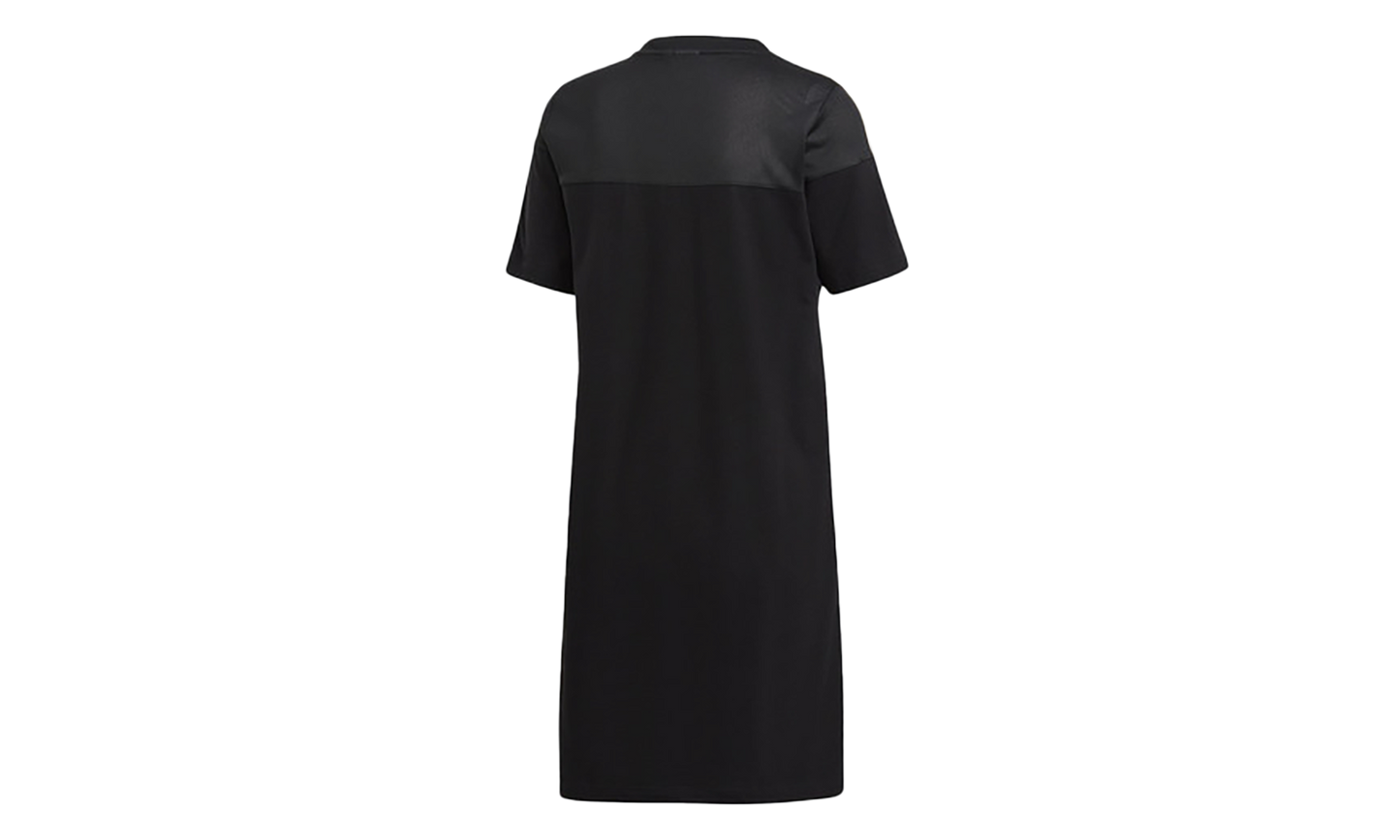 Drapey Silhouette T-Shirt Dress "Black" DU9944