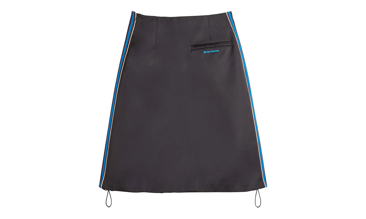 Adidas X Wales Bonner Satin Skirt "Black" JW6244