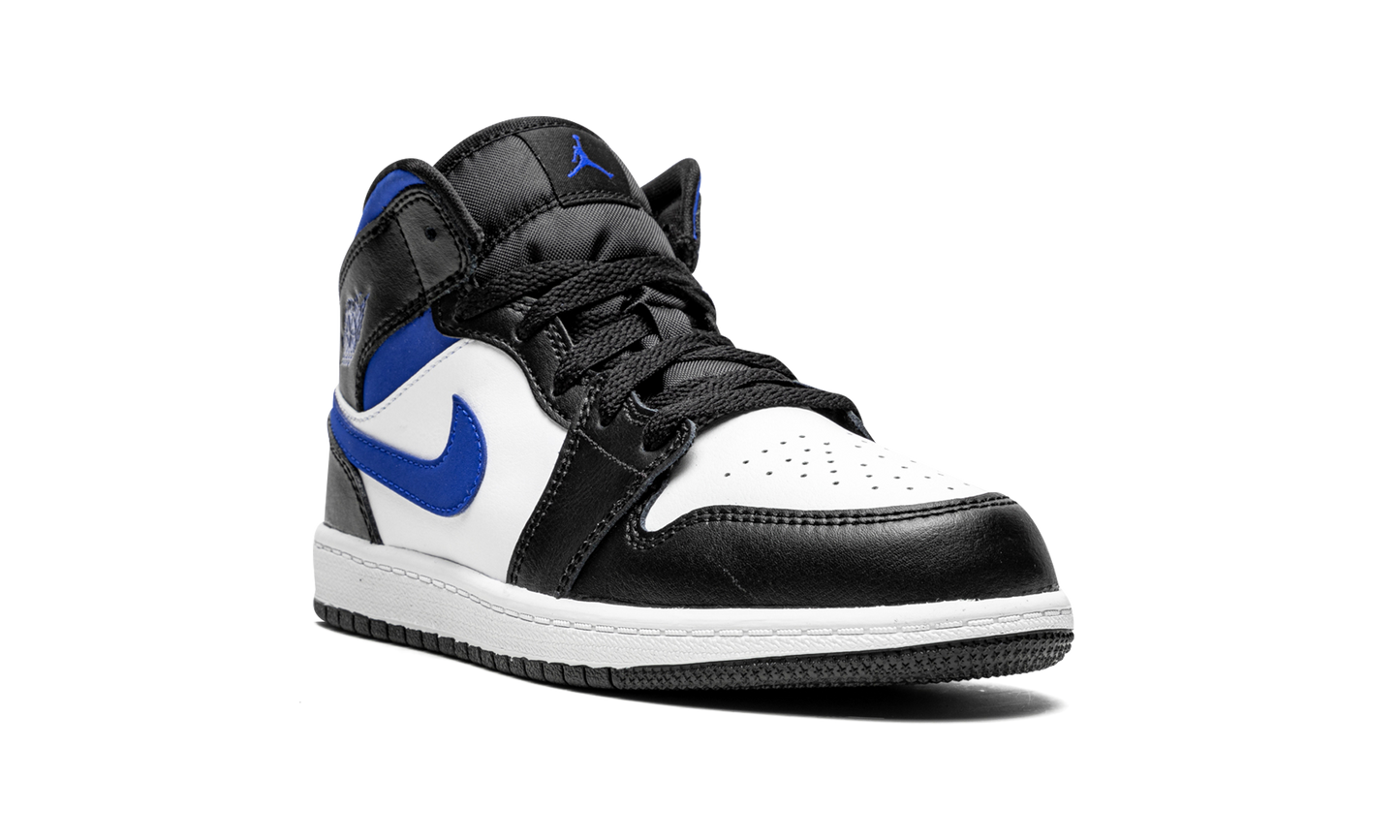 Jordan 1 Mid PS "Black / White/ Racer Blue" 640734 140