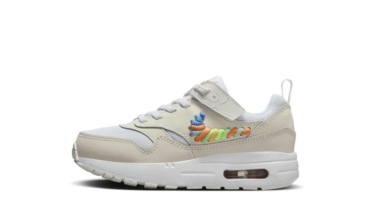 Air Max 1 SE EasyOn PS "White Summit White Terra Blush Multi-Color" FN4784 100