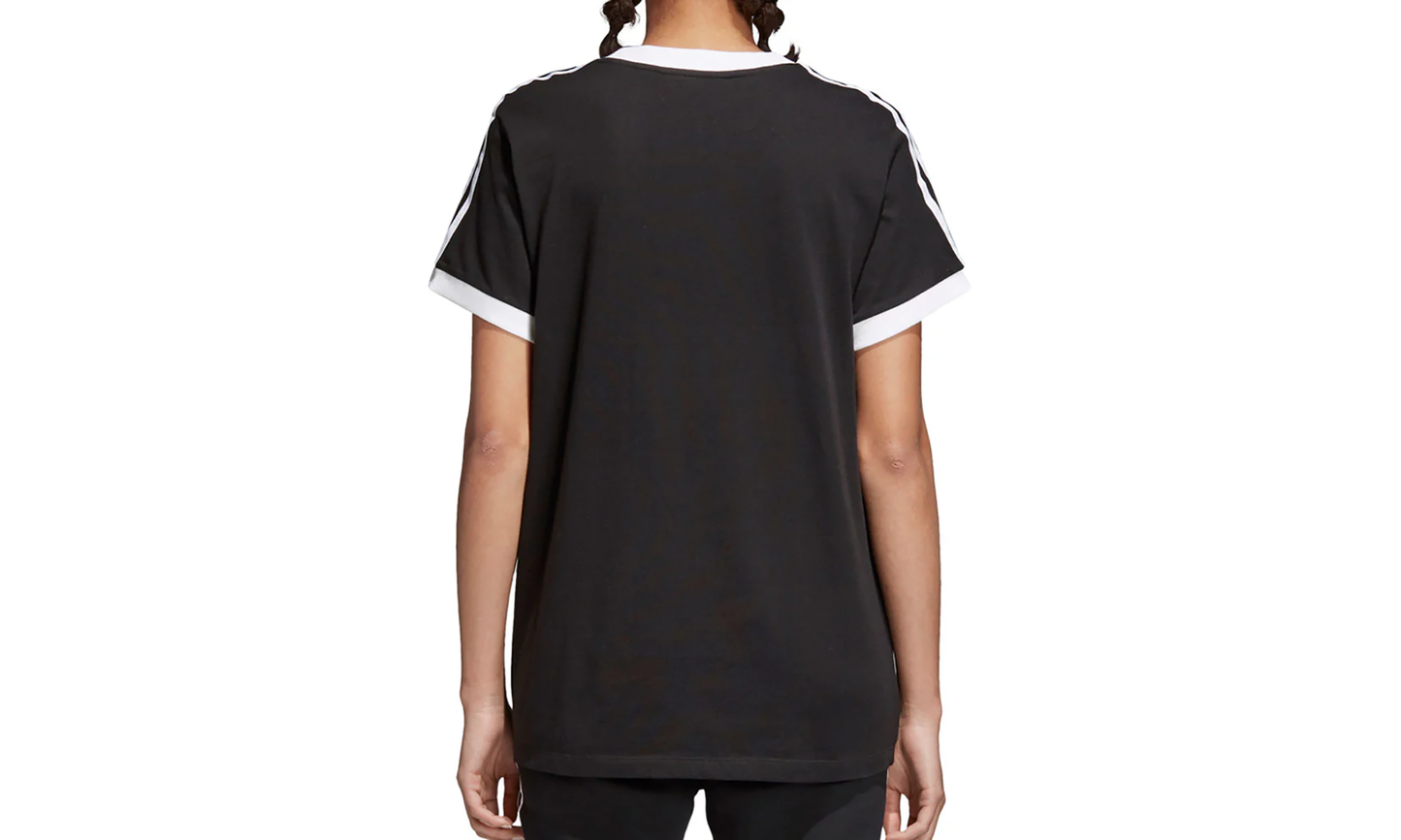 Trefoil Three Stripes T-Shirt "Black / White" CY4751