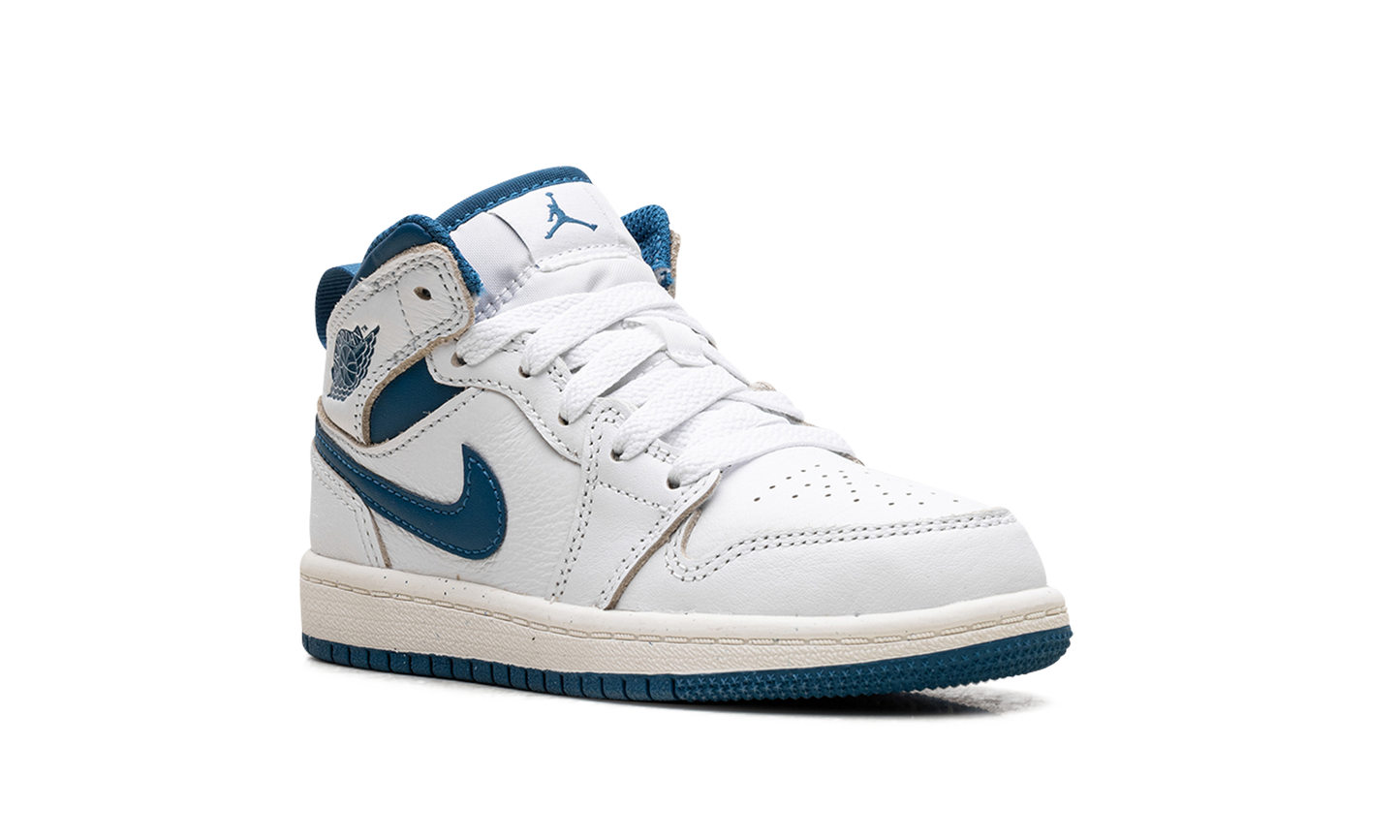 Air Jordan 1 Mid SE PS "INDUSTRIAL BLUE" FN7493 141