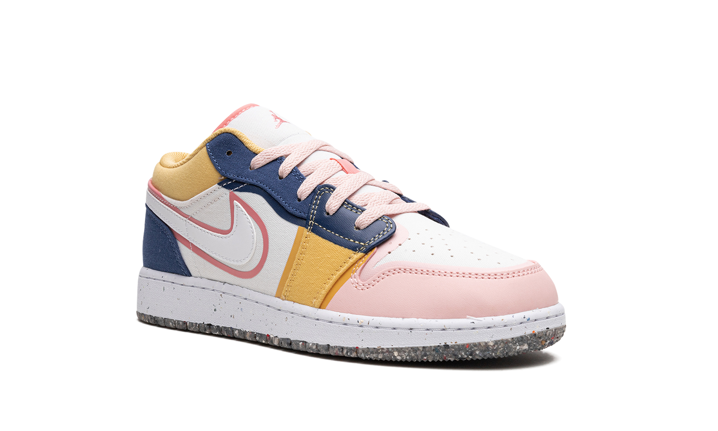 Air Jordan 1 Low SE GS "Multicolor Canvas" DV1323 100