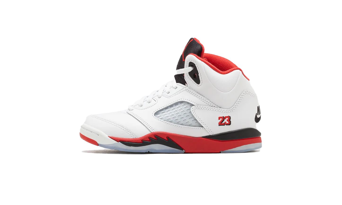 Air Jordan 5 PS "Fire Red - Black Tongue (2025)" HQ7979 101