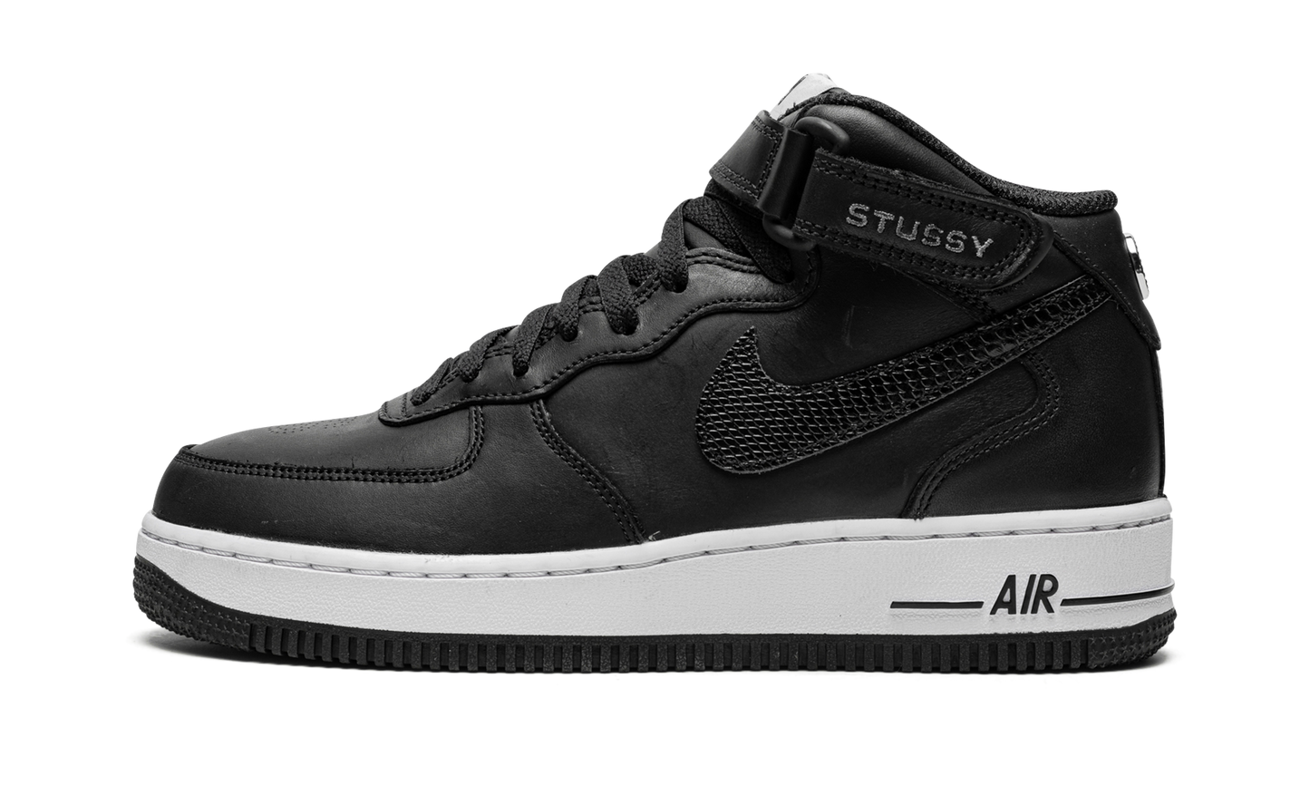 Air Force 1 Mid "Stussy - Black" DJ7840 001