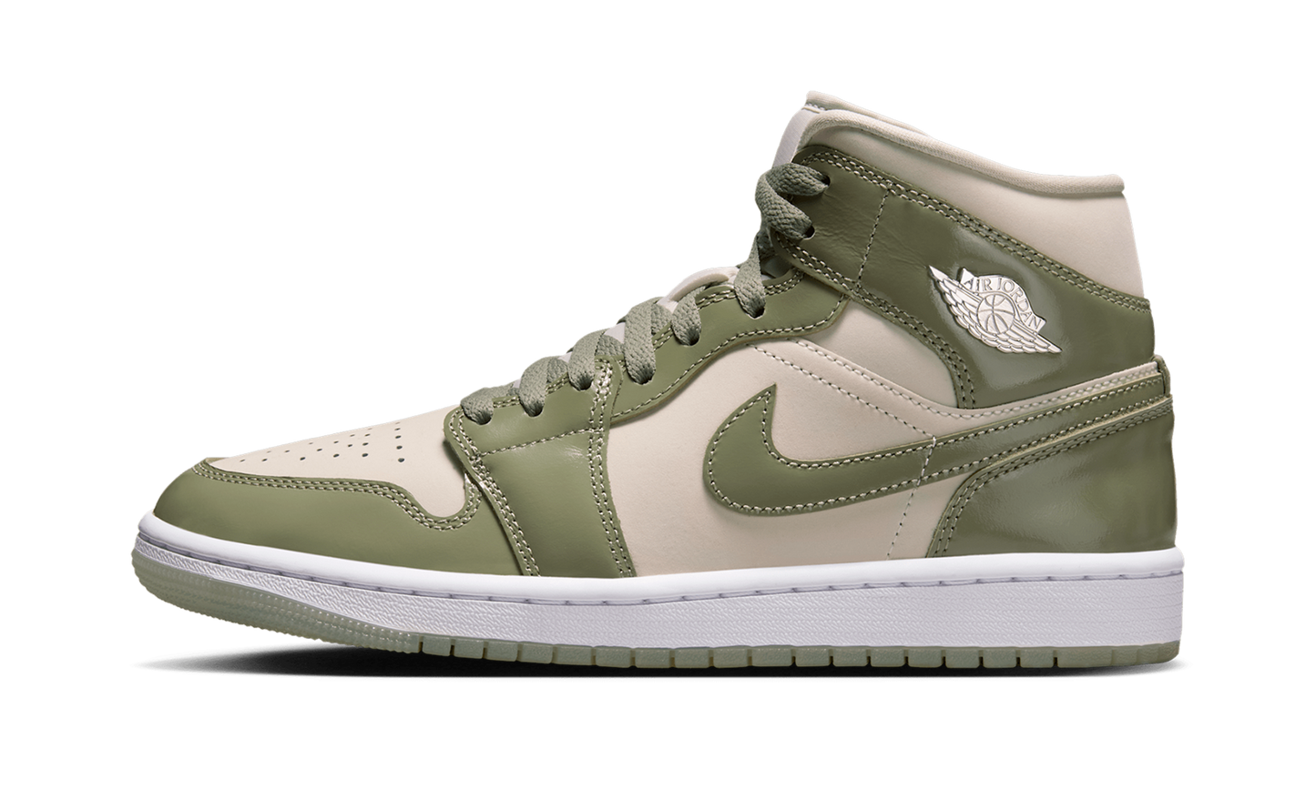 Jordan 1 Mid SE WMNS "Sea Glass Oil Green" HF4079 003