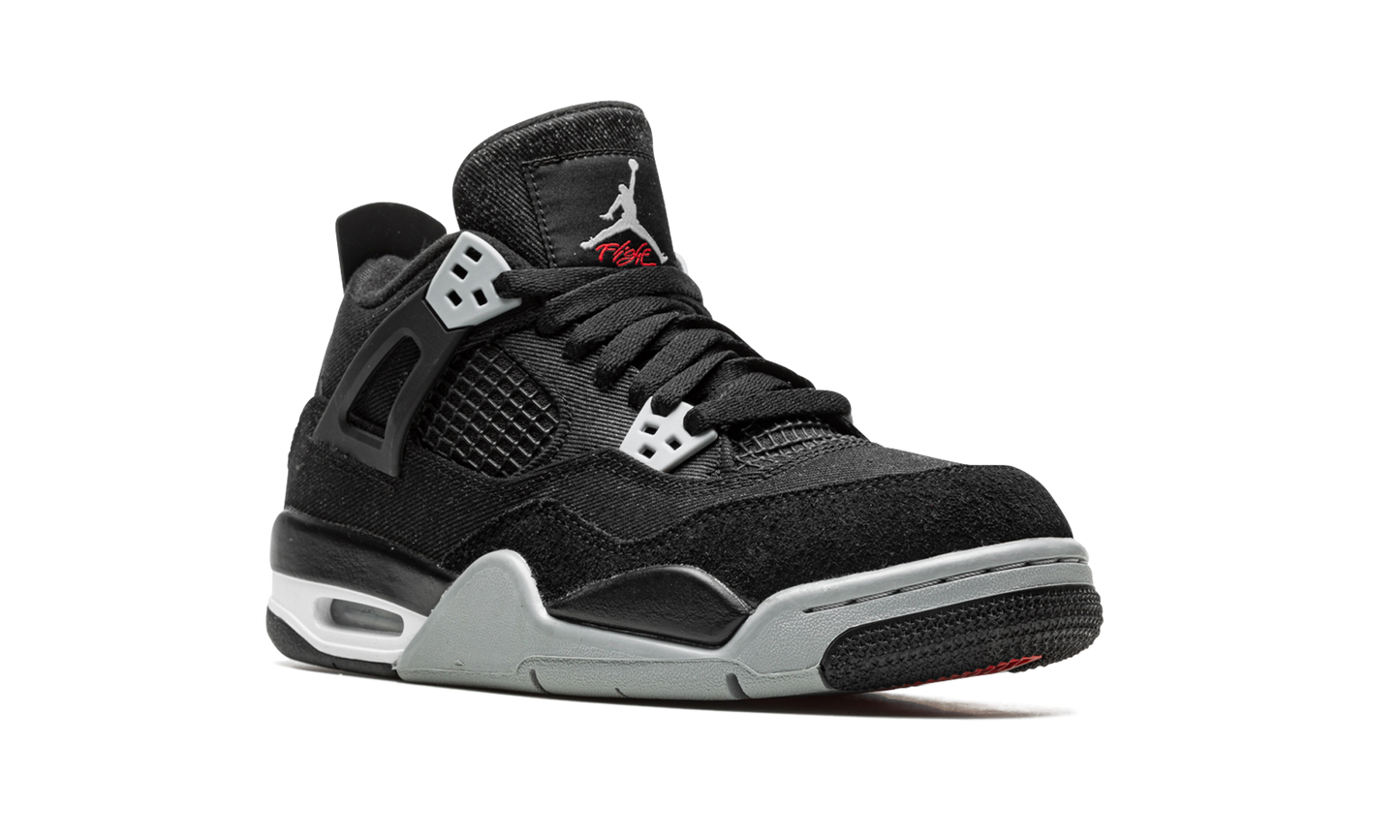 Air Jordan 4 GS "Black Canvas" DV0553 006