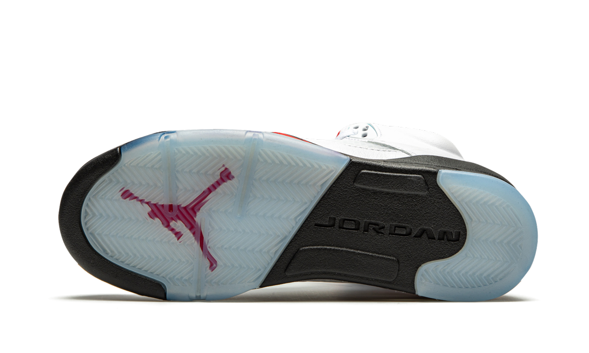 Air Jordan 5 Retro GS "Fire Red Silver Tongue" 440888 102