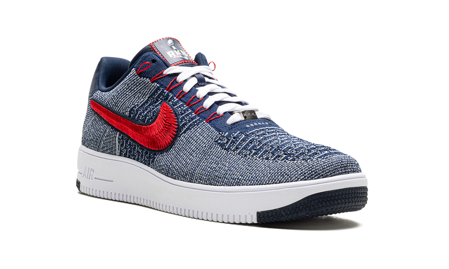 Air Force 1 Ultra Flyknit Low "Patriots Robert Kraft Wolf Grey" FV4079 012