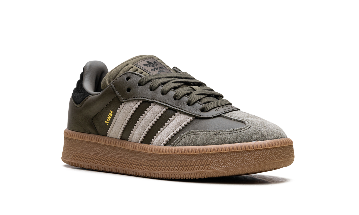 Samba XLG "Olive Strata Wonder Beige Gold Metallic" JQ2387