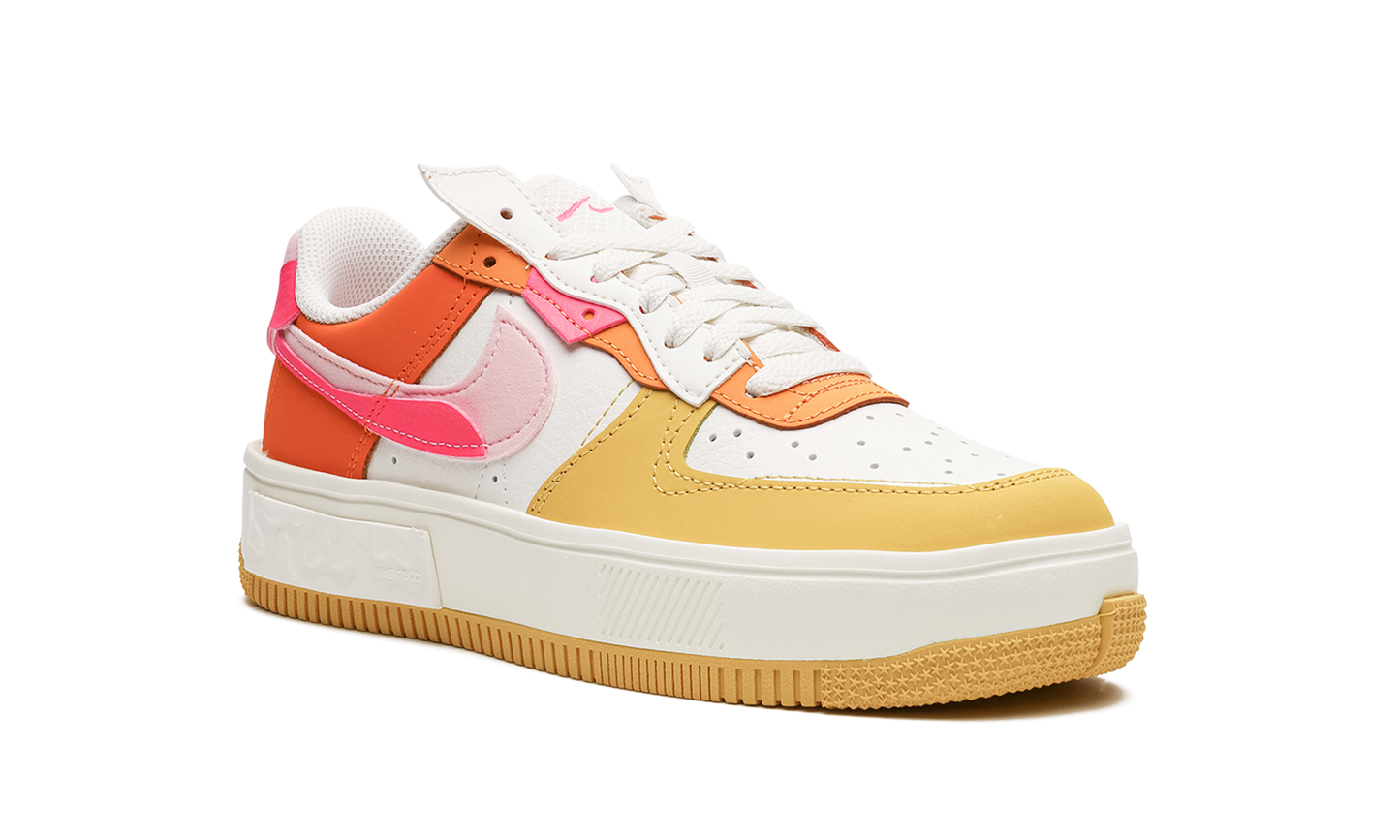 AIR FORCE 1 FONTANKA MNS WMNS "Summit White/Solar Flare/Medium Soft Pink/Hyper Pink" DX2675 100