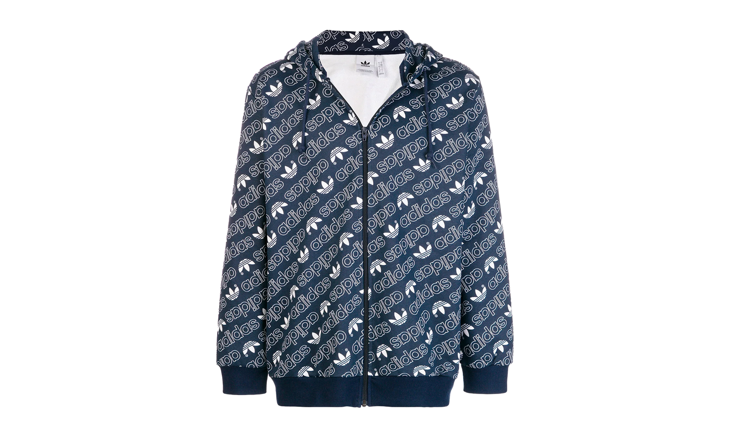 Monogram Hoodie Collegiate "Navy / White" DH4782