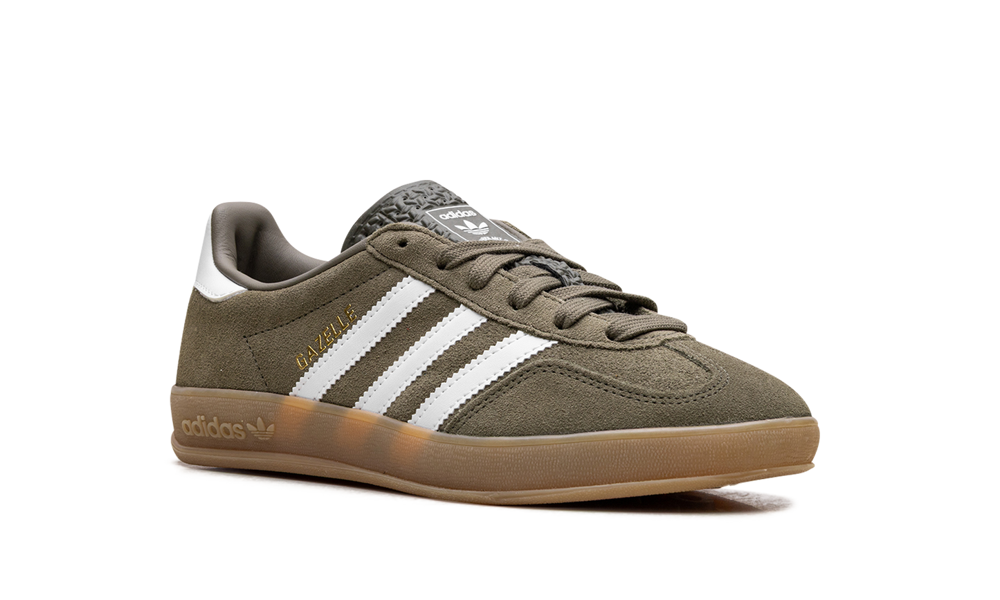 Gazelle Indoor "Olive Strata Cloud White Gum" JQ0174