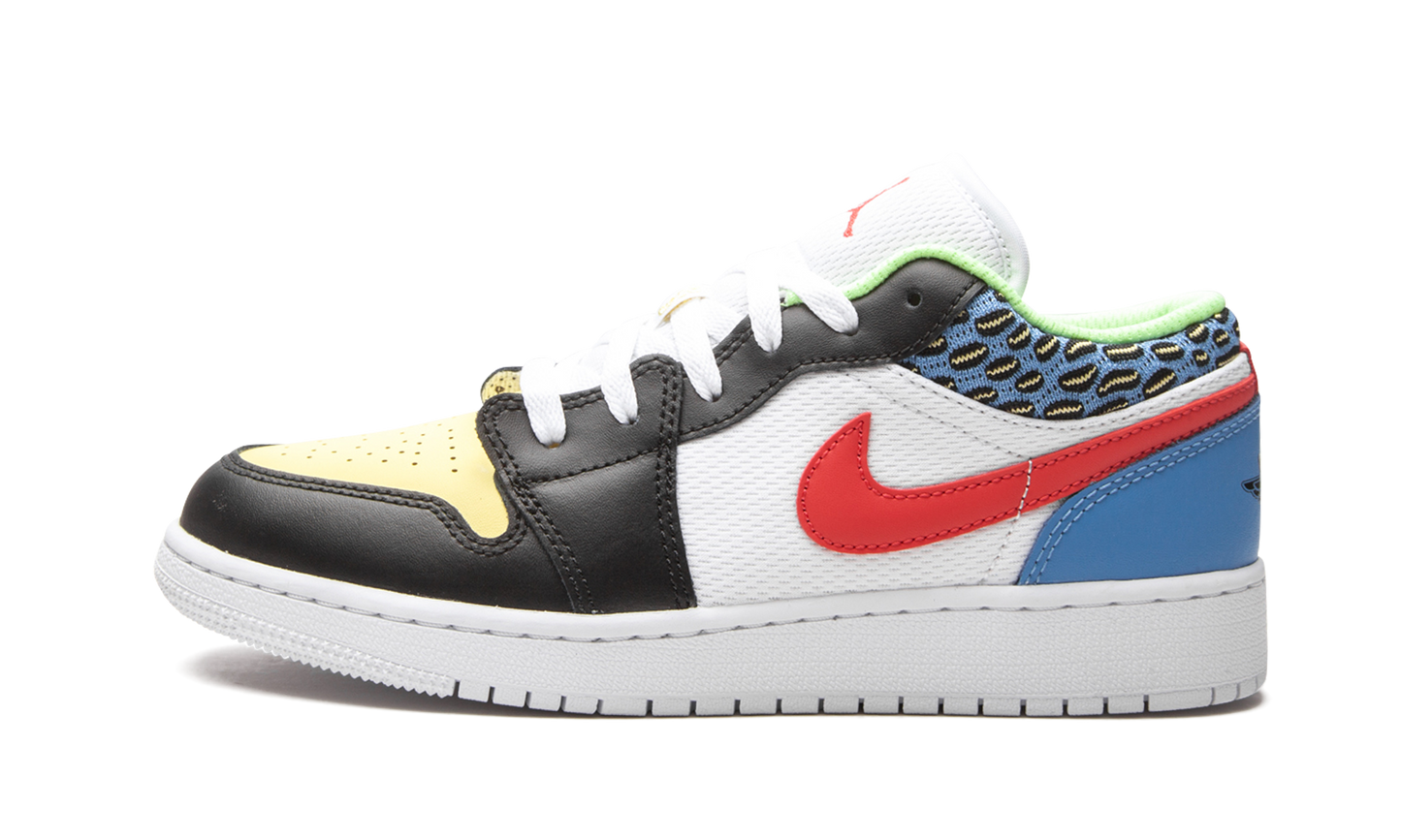 Air Jordan 1 Low GS "White Mesh / Multicolor" DH5927 006