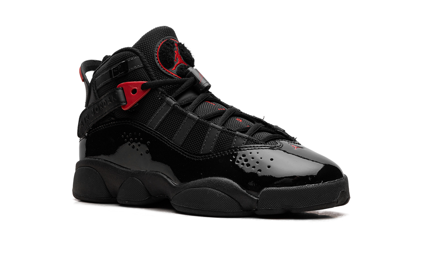 Jordan 6 Rings GS "Black Varsity Red" 323419 026