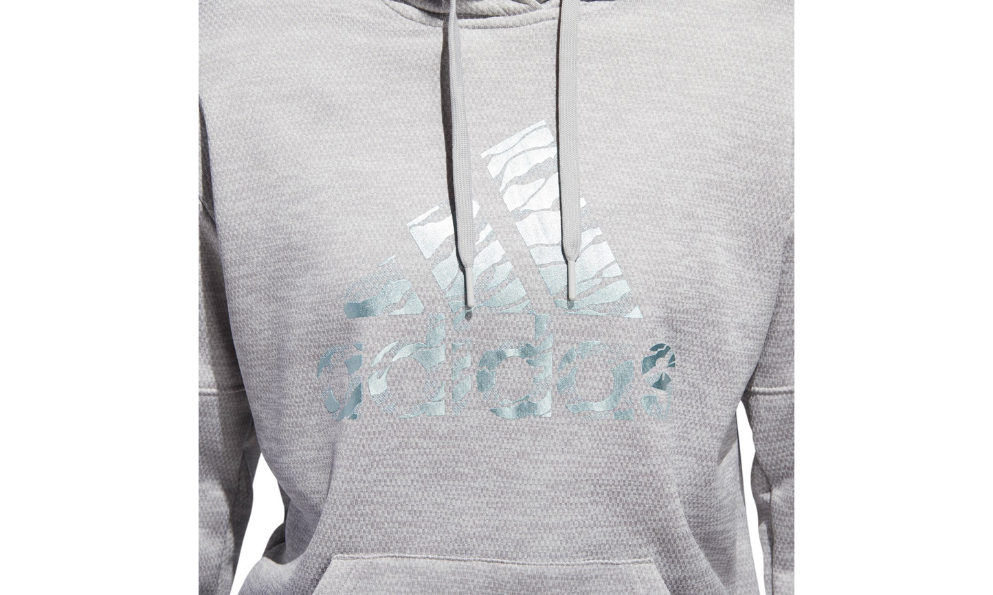 Athletics Badge Of Sport Camo Print Hoodie "Grey" CX5128