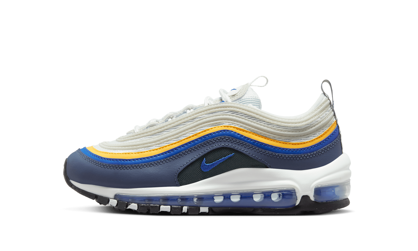 Air Max 97 GS "White-Blue-Laser Orange" 921522 115