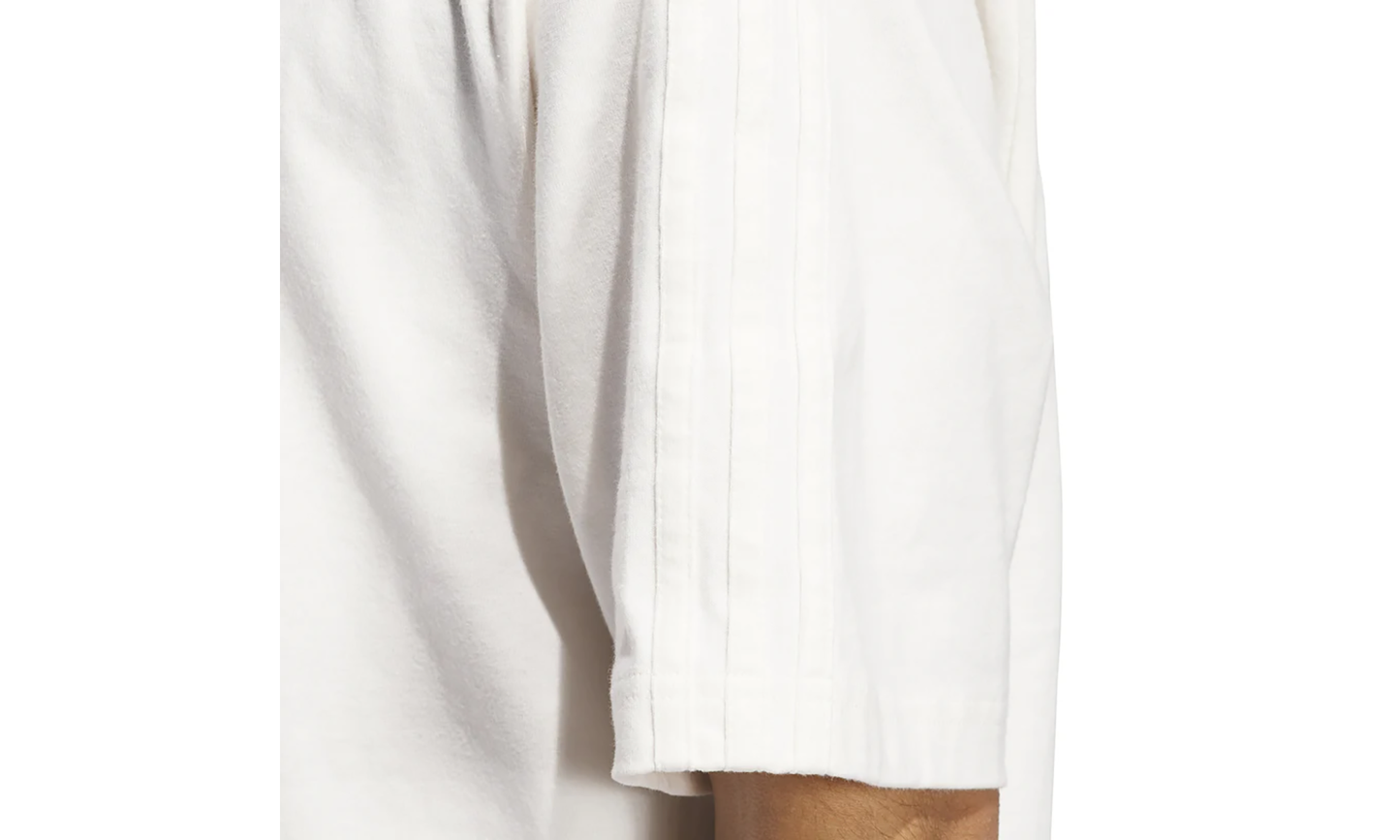 Rolling Links Mock Neck Polo Shirt "White" IW6658