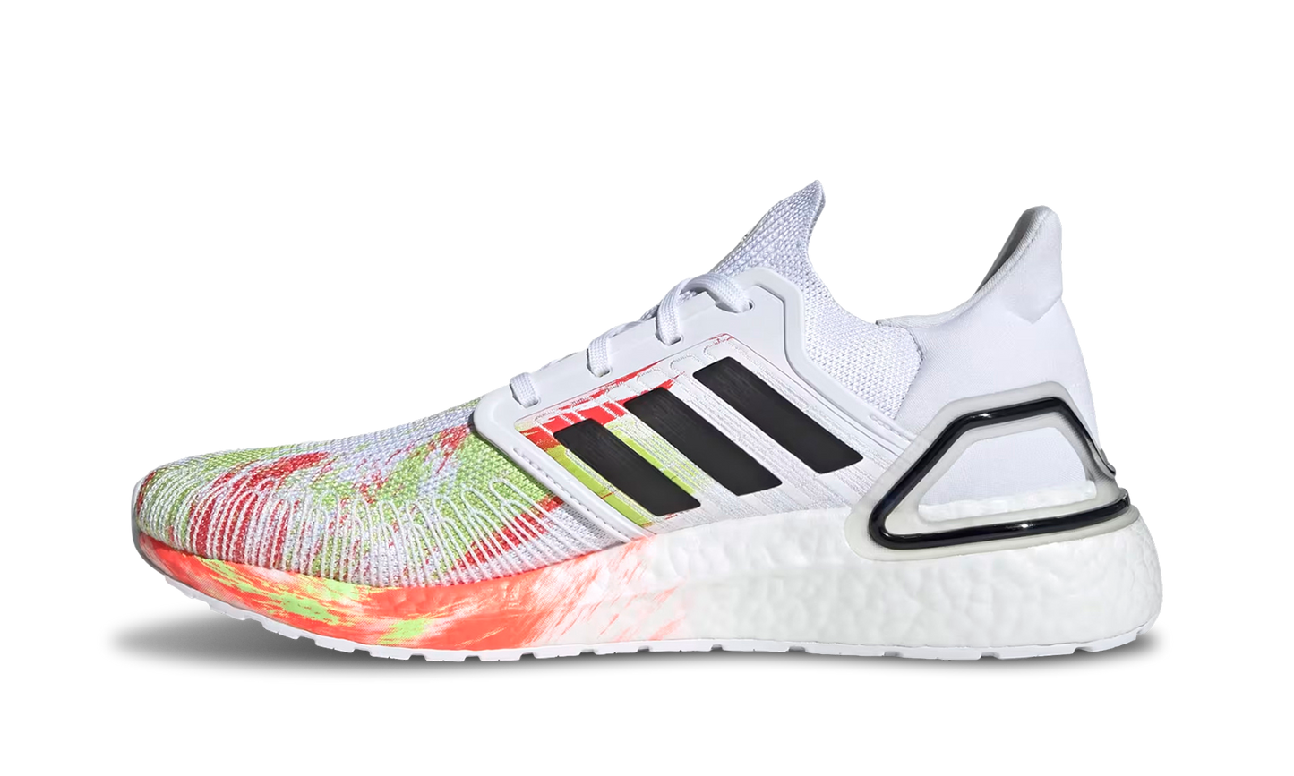 Ultraboost 20 "CLOUD WHITE/CORE BLACK/SIGNAL GREEN" FW8169