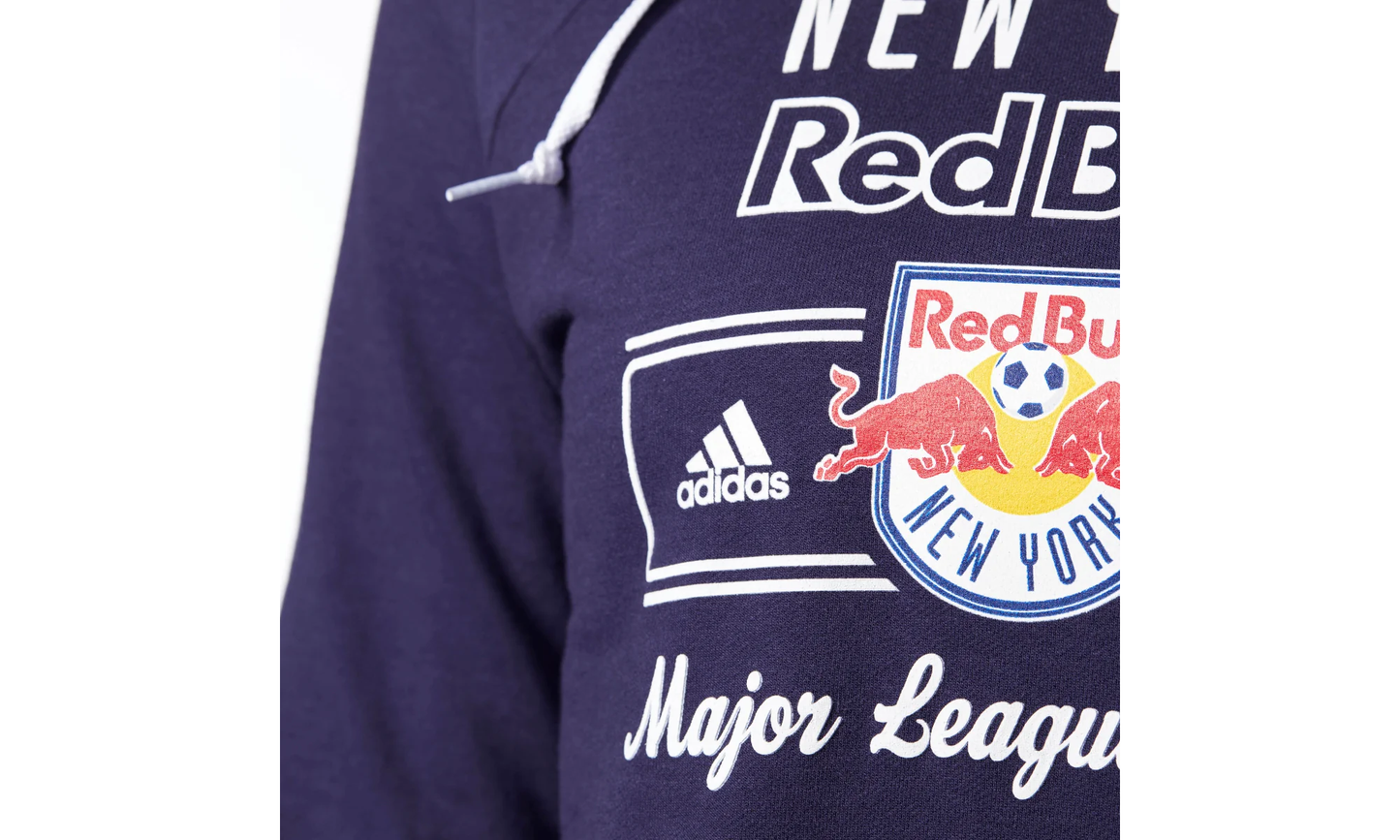 Red Bulls Fleece Crew Neck Pullover Hoodie "Blue / White" BT2354
