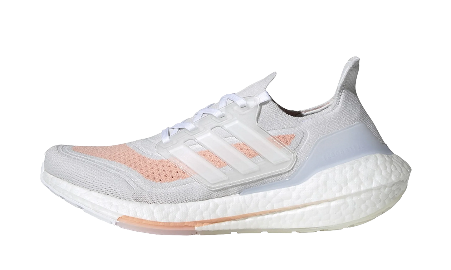 ULTRABOOST 21 WMNS "CRYSTAL WHITE/CLOUD WHITE/GLOW PINK" FY0396