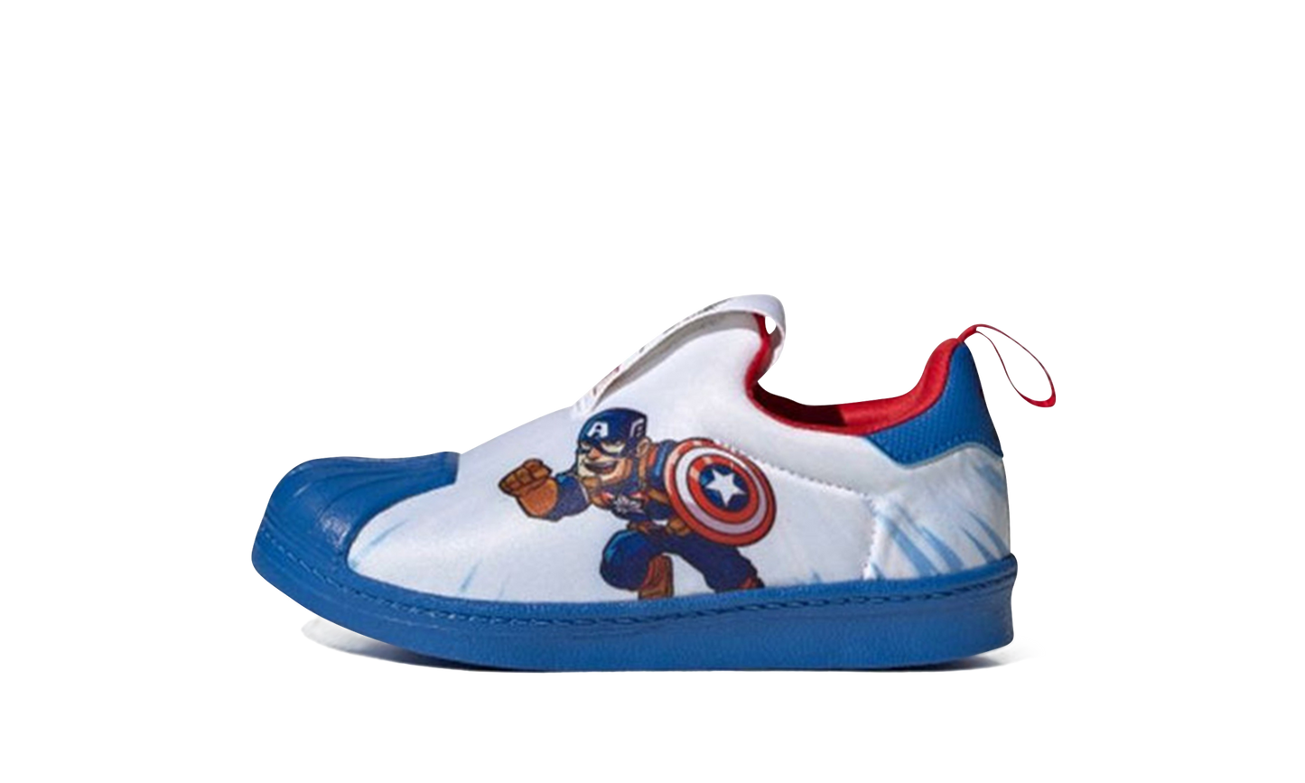 Adidas x Marvel Superstar 360 Shoes "Captain America" FX4879