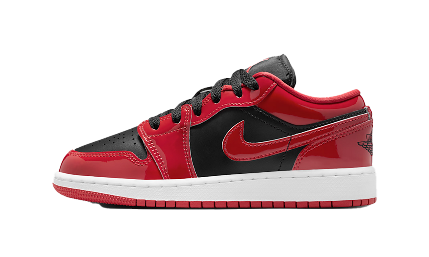 Air Jordan 1 Low SE GS "Patent Bred" HV4396 006