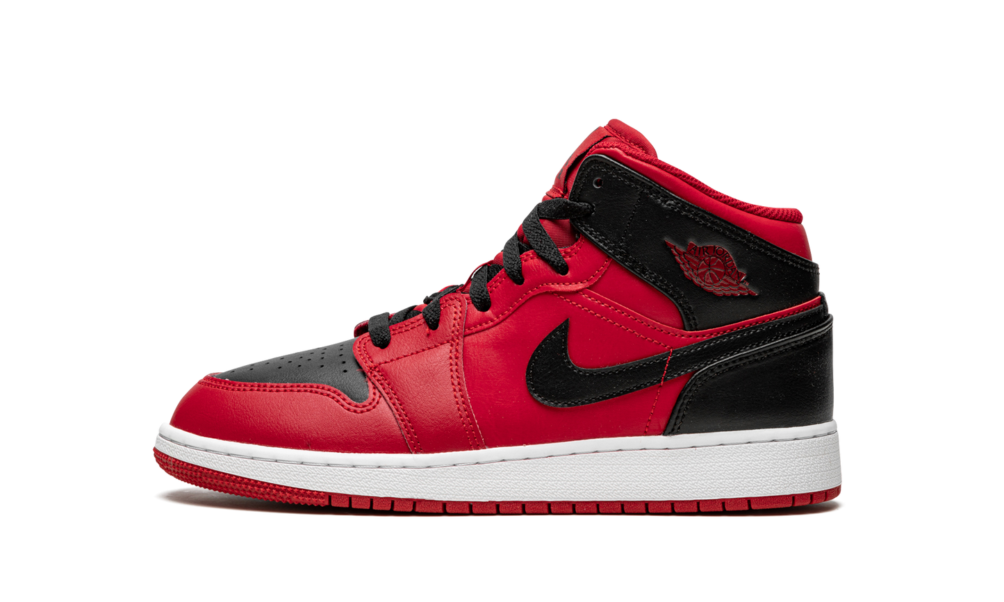 Air Jordan 1 Mid GS "Reverse Bred" 554725 660