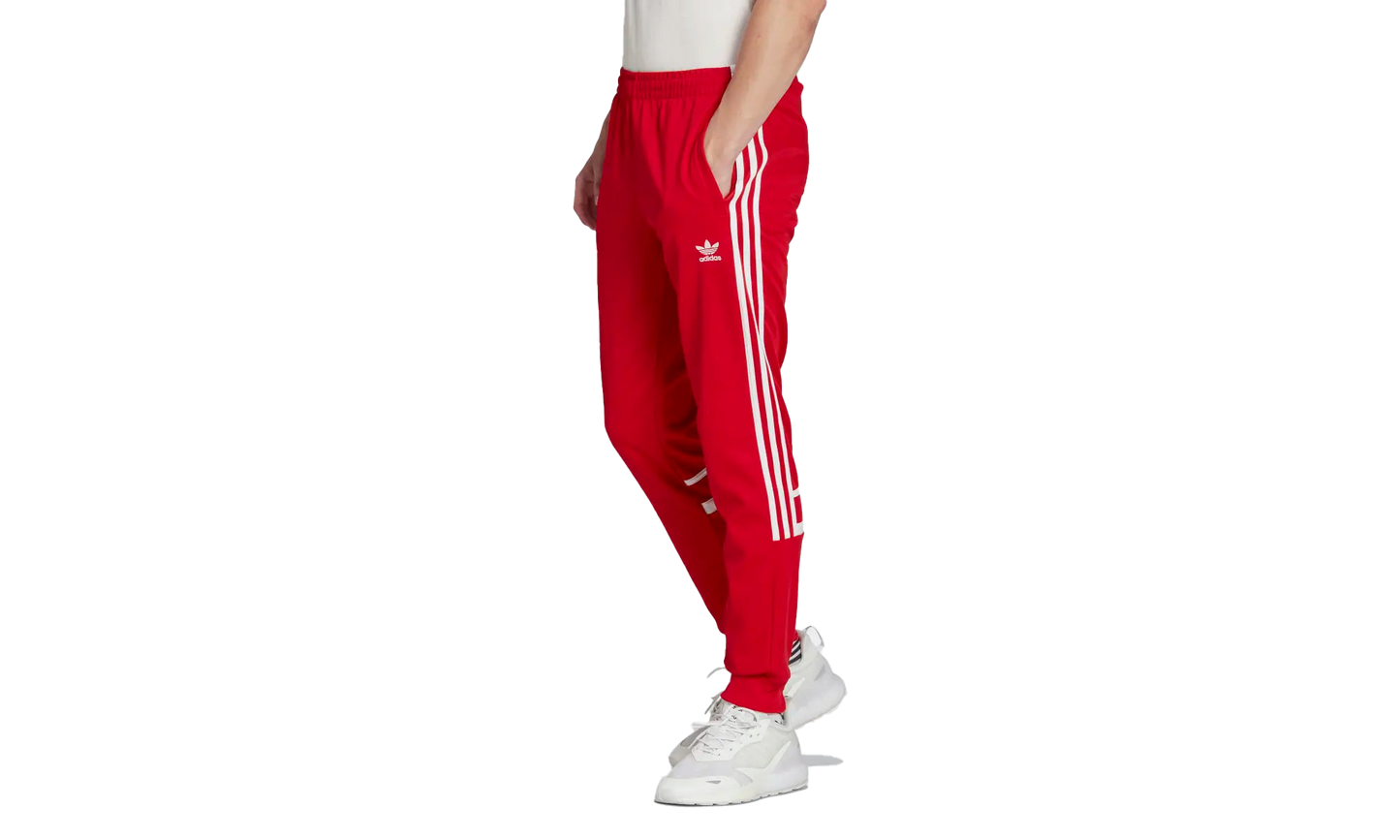TREFOIL CUTLINE TRACK PANT "Red" IC9264