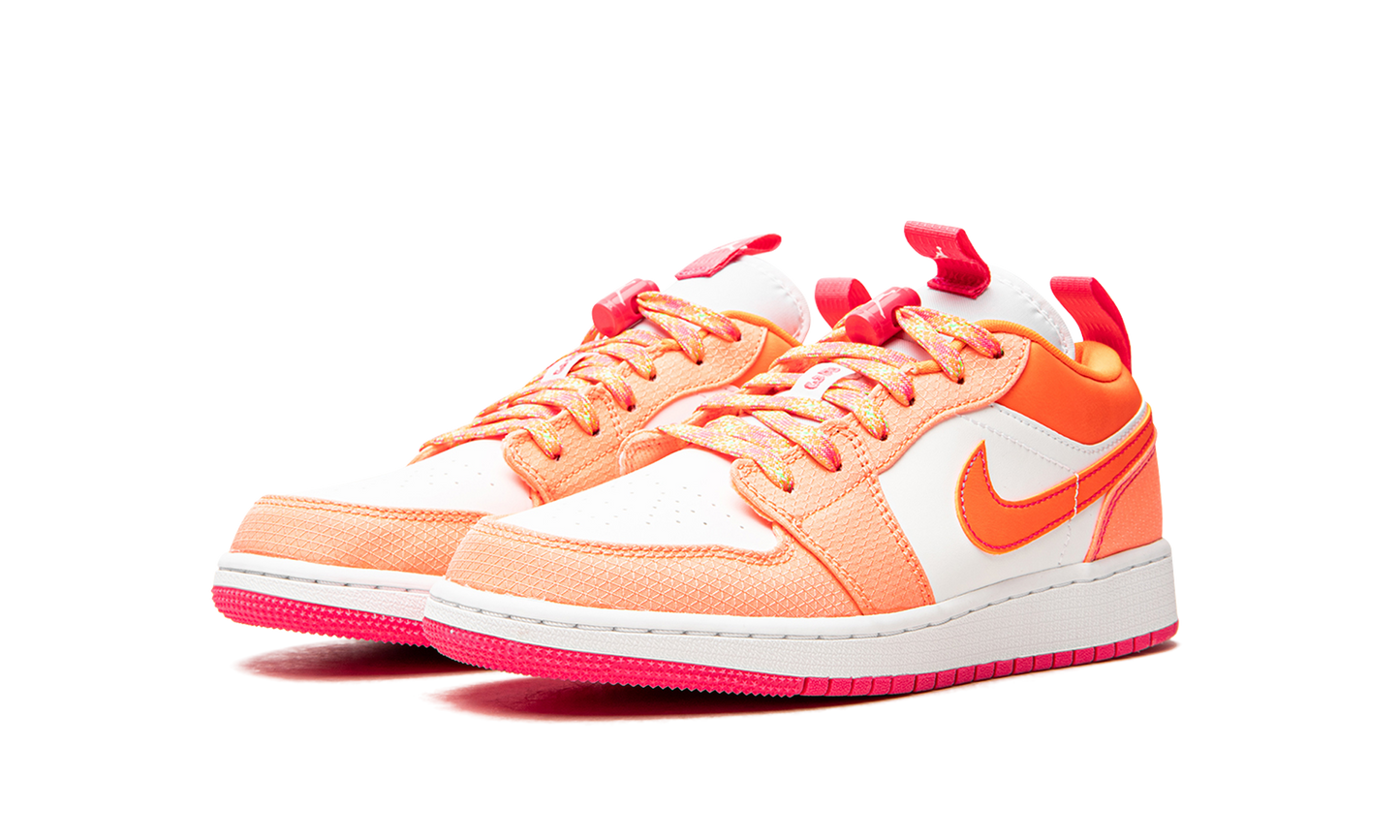 AIR JORDAN 1 LOW UTILITY GS "Hyper Crimson"
