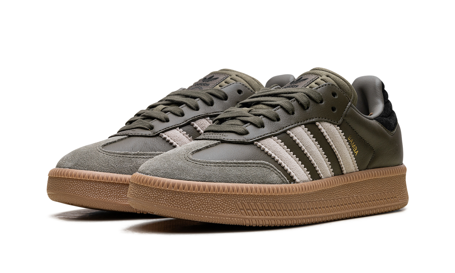 Samba XLG "Olive Strata Wonder Beige Gold Metallic" JQ2387